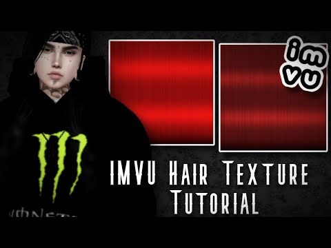 How To Make Simple Hair Texture for IMVU! | Using GIMP | Ex0tic WRLD