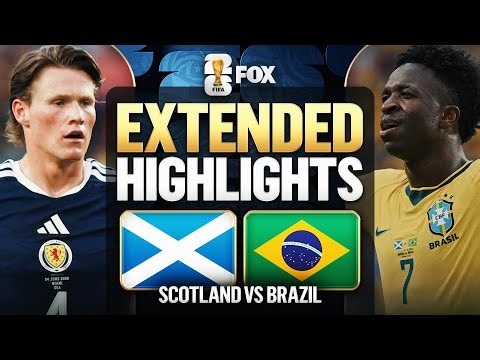 Scotland vs Brazil Extended Highlights 🌎🏆 2026 FIFA World Cup™