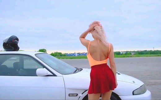 SLS赛道 _ Drift taxi with a girl _ Sabina