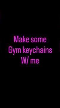 Gym Keychain Tutorial #diy #fypyoutube #tutorialyoutube #tutorials #handmade #fypage #craftylife