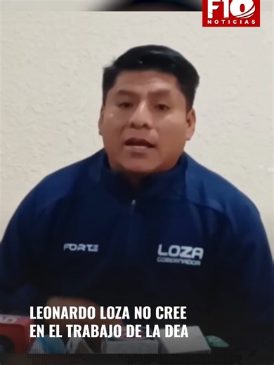 Leonardo Loza pide mano dura contra el narco pero rechaza el trabajo de la DEA. ¿Consideras que Bolivia puede luchar contra las maffias sin intervención extranjera? #Cochabamba | El candidato a la gobernación, Leonardo Loza, se pronunció tras la captura de Sebastián Marset exigiendo que la justicia actúe con todo el peso de la ley contra los implicados en el n4rc0tráfic0. Sin embargo, Loza fue enfático al declarar que no cree en el trabajo que realiza la #DEA, cuestionando su influencia en el pa
