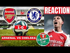 Arsenal vs Chelsea 1-0 Live Carabao Cup Semi Final EFL Football Match Score Highlights Gunners FC