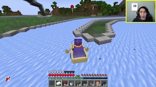 Exciting Ice Racing Adventure in Minecraft