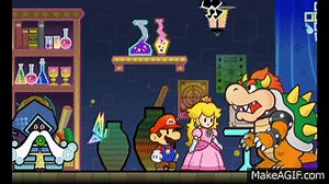 Super Paper Mario: Dimentio At Merlon's on Make a GIF