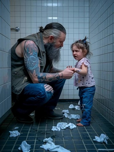 8K views · 18 reactions | Old biker found little girl hiding in the...