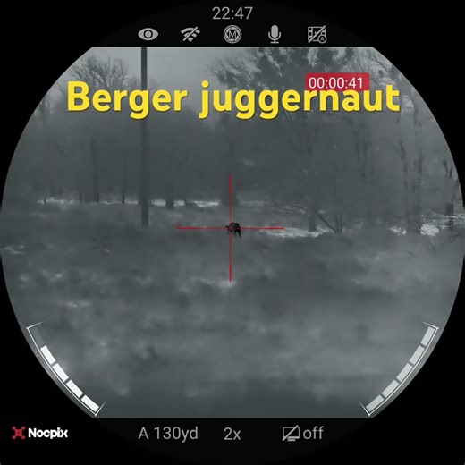 The absolute best hunting bullet 185 gr Berger juggernaut