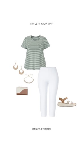 Basics that never act basic. 🤍 Basics are the pieces that shape-shift with every single outfit. A simple tee, a perfect pant, an easy tank… styled one way today, entirely different tomorrow. Not basic. Never boring. Always essential. | Taking Shape