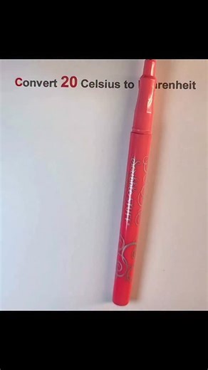 Dieune Tutor Math on Instagram: "Easy way to convert degrees Celsius to degrees Fahrenheit. #physics #celsius #fahrenheit"
