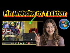 How To Pin Website To Taskbar In Windows 11 | Quick Access Method (2025)