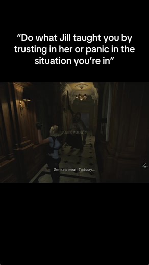 Just like Jill taught you Grace🙂‍↕️#residentevil #re9 #graceashcroft #jillvalentine #residentevilrequiem