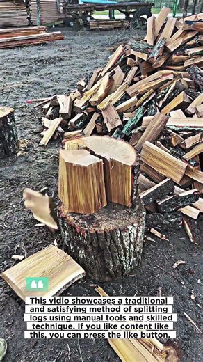 Traditional Log Splitting Technique