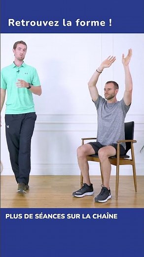 French & Fit - Gentle Chair Gym Full Body - Exercise 1 #sports #senior #seniors #gentlegym