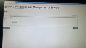 The office manager for a company is upset that the file server ... | Filo
