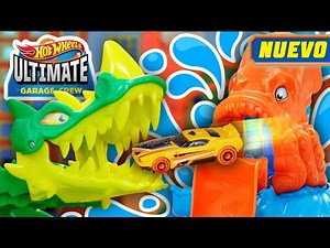 ¡ÉPICA batalla de BESTIAS GIGANTES en HOT WHEELS CITY! 🐙💥🐲 | Equipo Ultimate Garage en Español