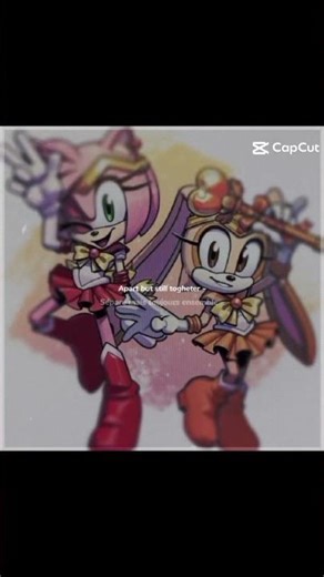 𝑨𝒎𝒚 𝒂𝒏𝒅 𝑪𝒓𝒆𝒂𝒎💗🧡#amyrose #cream #edit #sonicthehedgehog