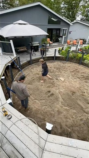 Above-ground pool is the best idea to build when it is hot outside