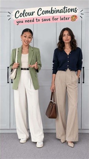 The Only Color Pairings You’ll Ever Need ✨ #wardrobetips