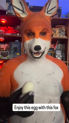 Jamesbond235 on Instagram: "I had a great time re-creating my fox cosplay from years ago with a more realistic look! This fox came to life thanks to @NorthFur FX awesome prosthetic fox muzzle and ears. Would you guys like to see more canine character. Would you guys like to see more canine character, characters. Also enjoy the egg with this fox. #fox #furry #furryinstagram #cosplay #cosplayer #cosplaying #fyp #bodypaint #bodypainter #bodypainting #foxofinstagram #foxesofinstagram #animal #egg #e