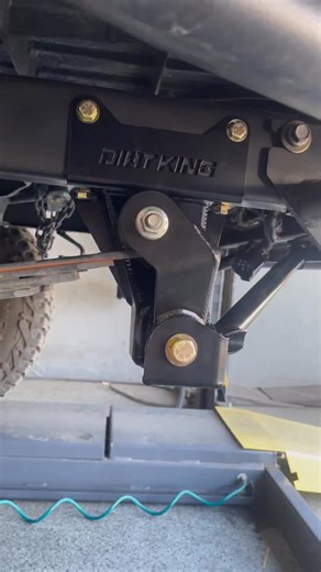 15K views · 3.2K reactions | @checkeredautomotivesolutions showing off our shackle and hanger kit. They’re built to improve geometry, durability, and articulation. Pair this with our shock relocation towers and 12” shocks to achieve up to 13” of travel. #dirtking #checkeredautomotive #tacomasuspension | Dirt King | Facebook