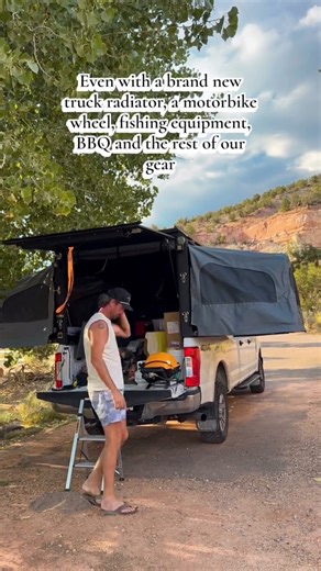 30 Second Camper Setup⏱️Thanks to Matt and Rhiannon for this setup video featuring an 8 ft Far-Out Camper! With two pop-outs you triple your space in under a minute. #camperbuild #overland #popupcamper #camping #camper | Far-Out Camping Company