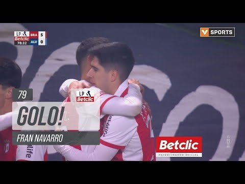 Golo Fran Navarro: Braga (5)-0 Alverca (Liga 25/26 #19)