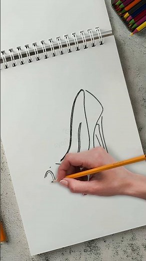 High Heel Drawing in 60 Seconds