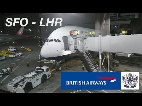 Full Flight Report | BRITISH AIRWAYS Airbus A380 Economy | SFO - LHR