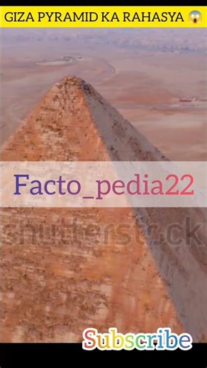 Giza pyramid ka Rahasya #facts #viral #factopedia #knowledge