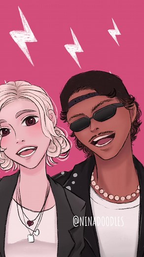 Apt apt. Rose and Bruno animated! #apt #rose #bruno #brunomars #aptapt #animation #animationmeme #animationart #digitalart #drawing #art #artist #digitalartist #aptrose #aptanimation #aptbruno #apateu #roseandbruno #brunomarsandrose