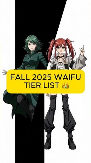 TOP 5 WAIFUS of Fall 2025! 🥵👑 #anime #waifu