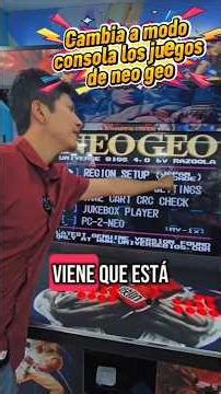 Switch Neo Geo games to console mode #arcade #retrogaming #videogames