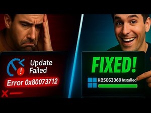 Fix KB5063060 Not Installing – Error Code 0x80073712 on Windows 11
