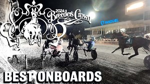 We had lots of cameras mounted on horses during the 2024 Breeders Crown. 26 Horses were fitted with 36 Camera angles over the the 2 night Championship extravaganza! Here's the best of the best! | Breeders Crown