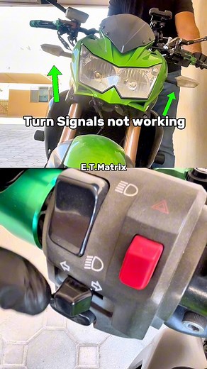 Sticky turn signals quick fix #moto #motorcycle #motorcycletips #bikelife #etmatrix | E.T.Matrix