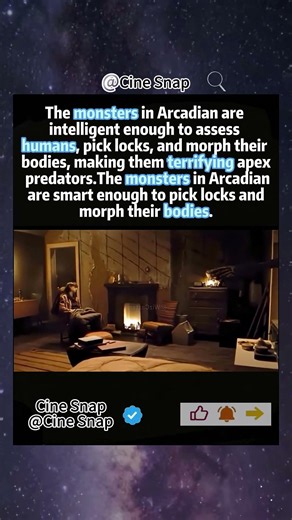 The monsters in Arcadian are smart enough to pick locks and morph their bodies.