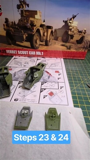 Steering wheel! Airfix FERRET SCOUT CAR Mk.1 (A1386)