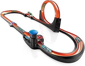 Hot Wheels id Smart Track Measures Speed Counts Laps Uniquely Identifiable Vehicles Ages 8 and Older