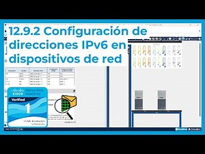 12.9.2 Packet Tracer 🔍📨 – Configuring IPv6 Addresses on Network Devices (CCNA Course 1)