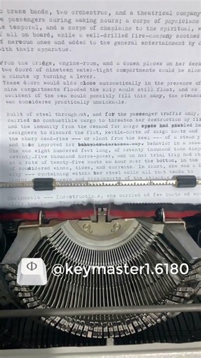 Relaxing Typewriter Sounds While Writing a Novel #ASMR #Vintage #Writing #TypewriterASMR #Relaxing