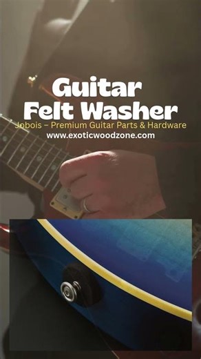 Guitar Felt WasherProtective cushioning for strap security and instrument care