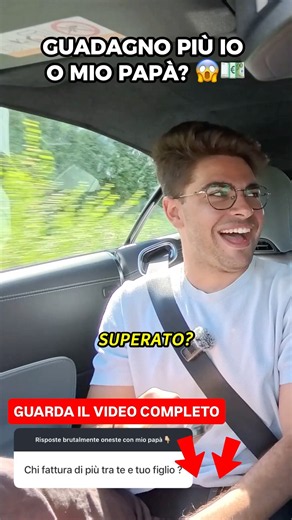 GUADAGNO PIÙ IO O MIO PAPÀ? 😱💶