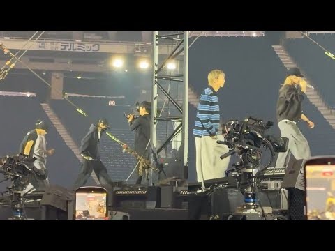 BTS "ARIRANG" Soundcheck At Tokyo Dome, Japan Day 1 today