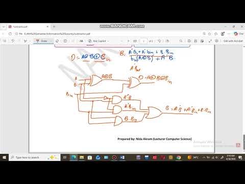 59- Full Subtrator part 2 | Digital Logic & Design