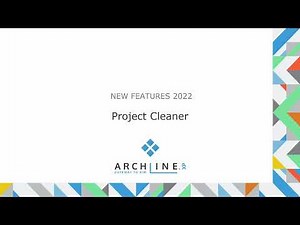 Project Cleaner - ARCHLine.XP2022