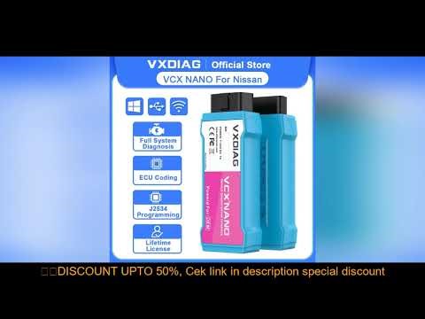 VXDIAG VCX NANO for Nissan Diagnostic Tool for Infiniti OBD2 Scanner All System Diagnostic J2534 Pro
