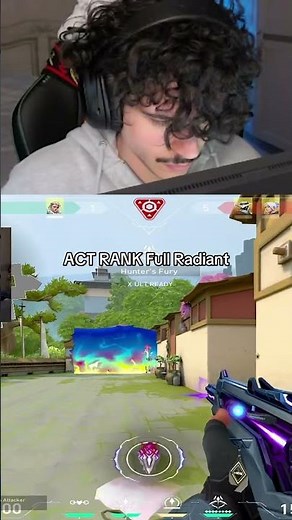 Mon 1 er ACT RANK Full Radiant 😋 #valorant #valorantclips #radiant #aim #costacheu