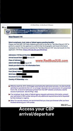 I-94 Form: Your Essential Guide to U.S. Entry & Status #immigration #uspassport #visaready #i94