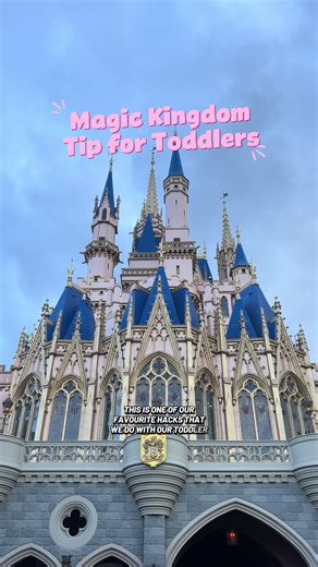 We love doing this with our toddler in Magic Kingdom! Pro tip: also have a bubble wand for them to run around and play with 🫧 #disneytips #disney #disneywithkids