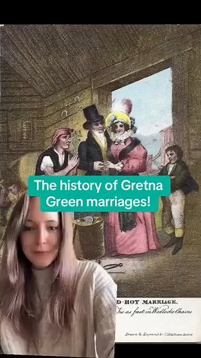 What’s the history of Gretna Green marriages? #gretnagreen #historywithamy #historyfacts #history #gretnagreenwedding | History with Amy