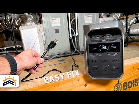How To Power A Gas Furnace In A Power Outage | Simple Power Cord Install!